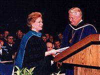 Jehan al-Sadat receiving honorary degree.jpg